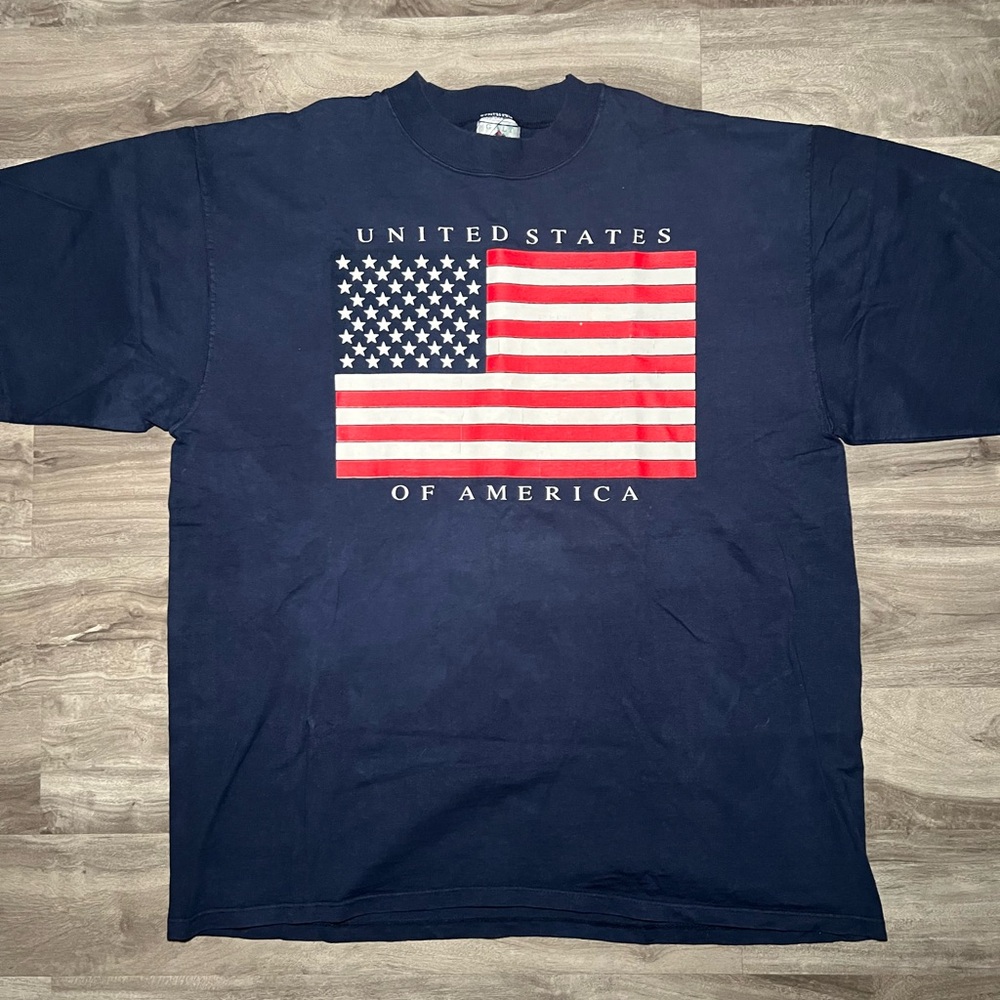 Vintage USA Flag T Shirt